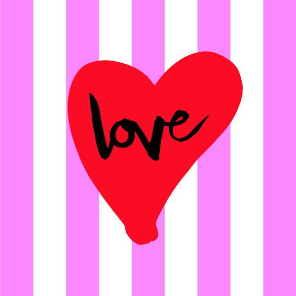 Servietten LOVE