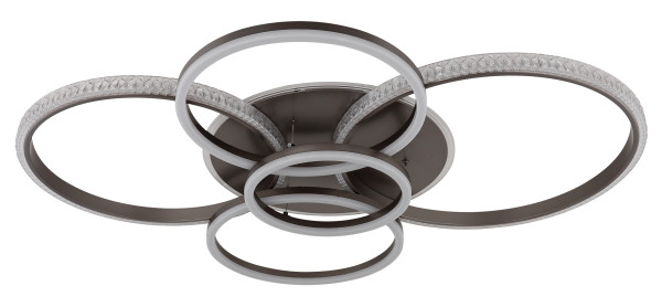 Deckenleuchte LORELEI in anthrazit aus Metall