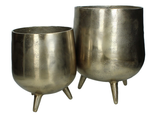 Pflanztopf gold