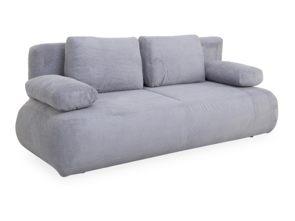 Schlafsofa Elastoform RACHA in hellgrau aus Stoff