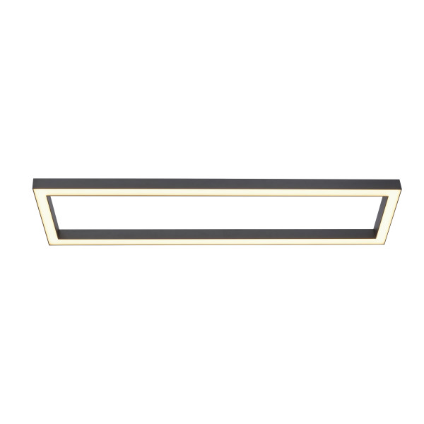 Deckenleuchte PURE LINES in graphit aus Kunststoff