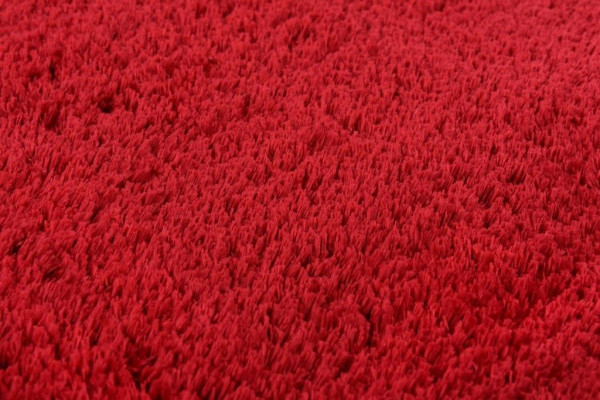 Teppich Pidy in rot aus Polyester