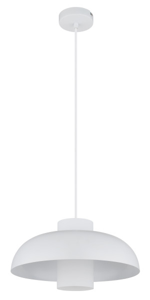 Hängeleuchte LOWE in weiß aus Metall