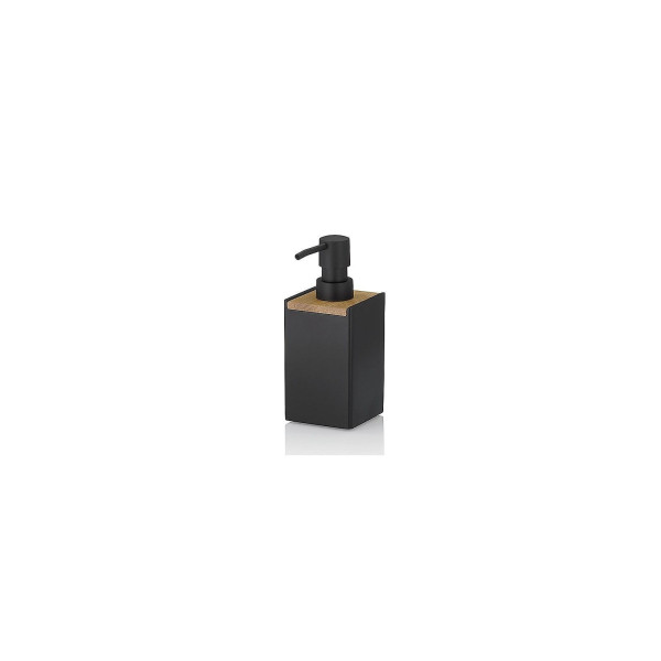 Seifenspender CUBE schwarz in acryl aus Kunststoff