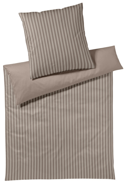 Bettwäsche JOOP! SOFT LINES in braun aus Baumwolle