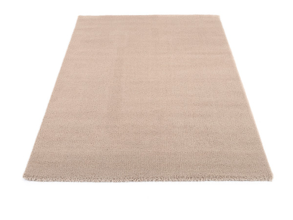 Teppich SOFT DREAM in braun/weiß aus Polyester