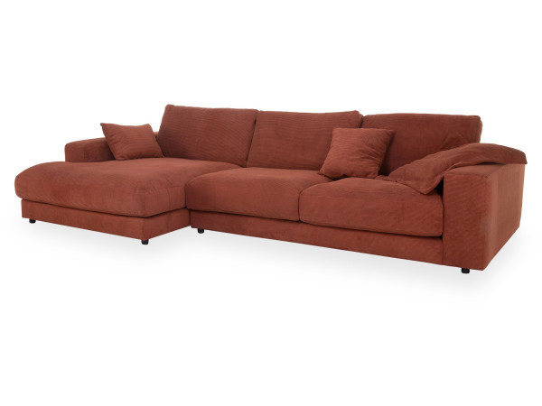 Polsterecke CAVALLI PLUS in Altrosa aus Stoff