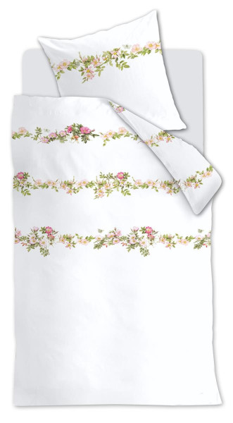 Bettwäsche ROSAS Satin aus Baumwolle