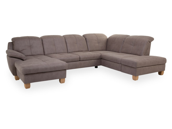 Polsterecke MONDO GIANNA PLUS in platin 13657 aus Stoff