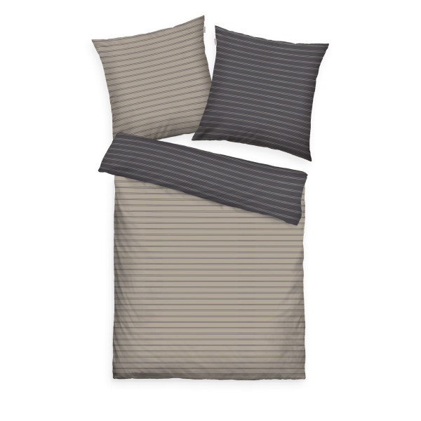 Bettwäsche TOM TAILOR Satin in natur aus Baumwolle