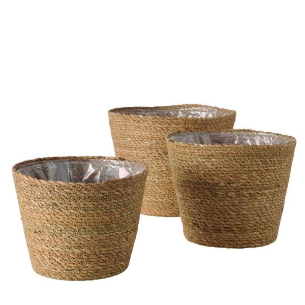 Pflanzkorb SOPHY in natur aus Seegras