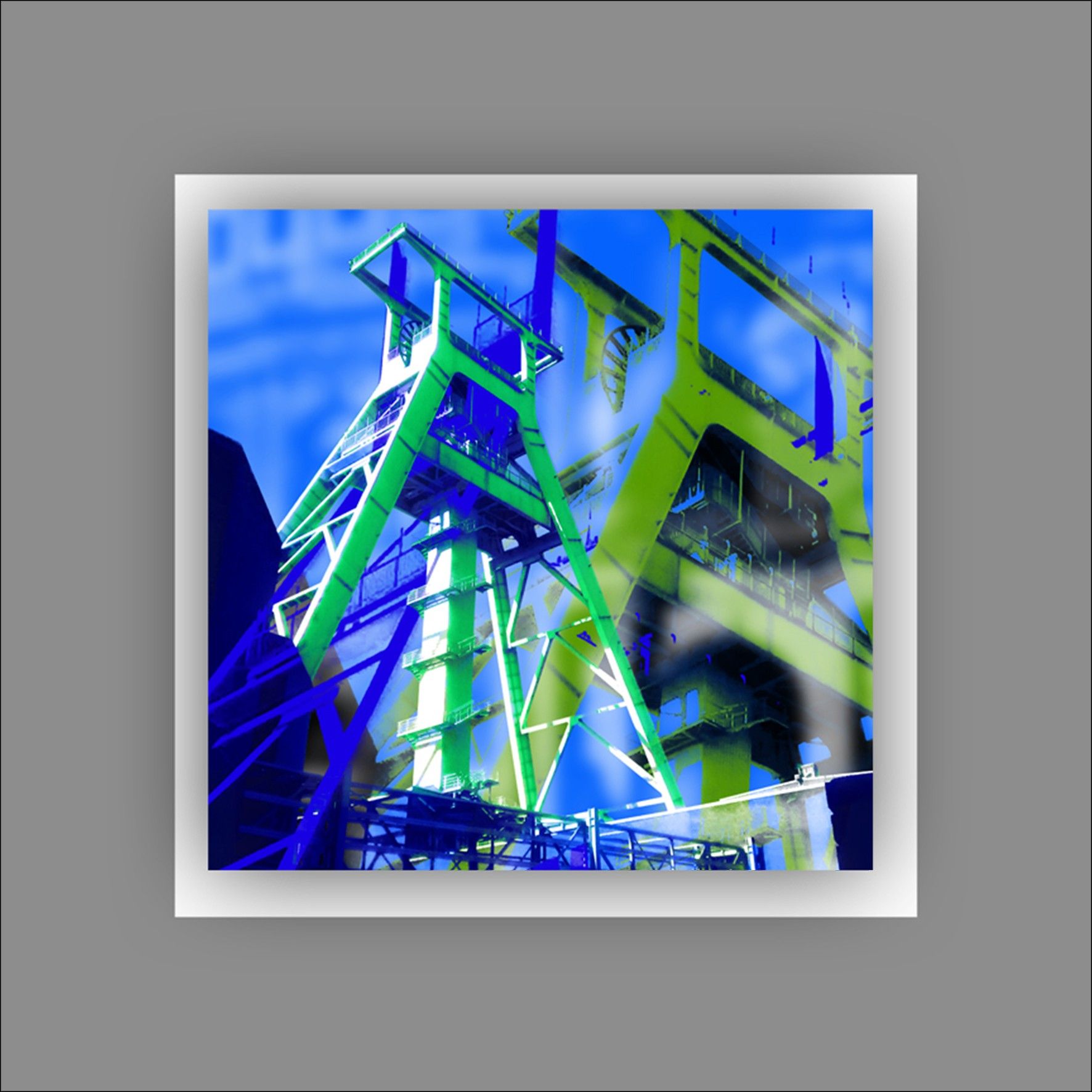 AluArt Bochum (LB 50x50 cm) Kunstdrucke Bilder &amp; Rahmen