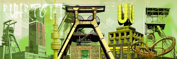 Kunstdruck Ruhrpott Collage