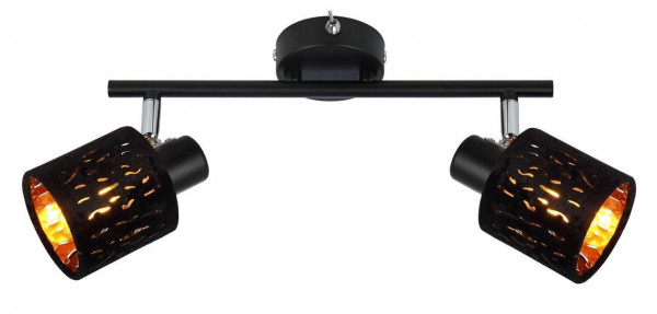 Strahler TROY in schwarz aus Metall