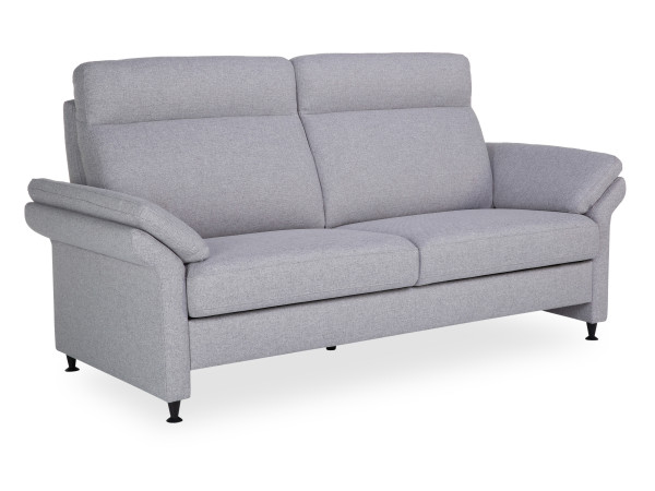 Sofa 3 Sitzer Elastoform CLEA in Light Grey aus Stoff