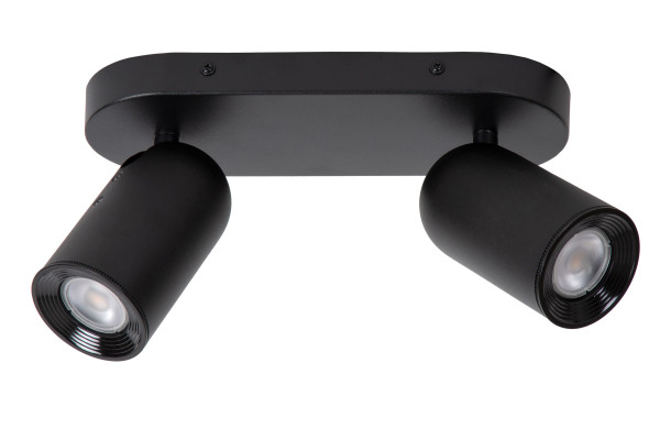 Deckenspot PUNCH in schwarz aus Metall
