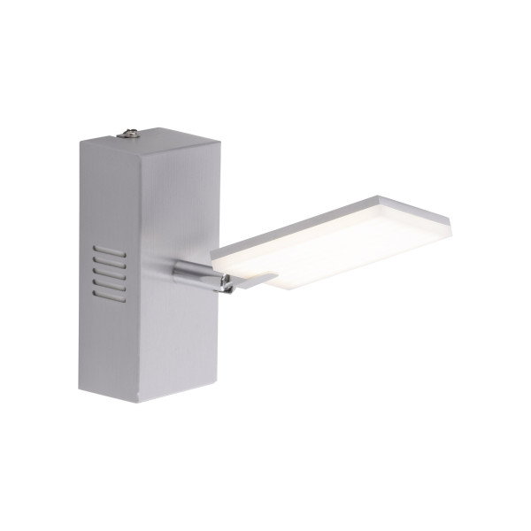 Wandleuchte PURE MIRA in silberfarben aus Metall