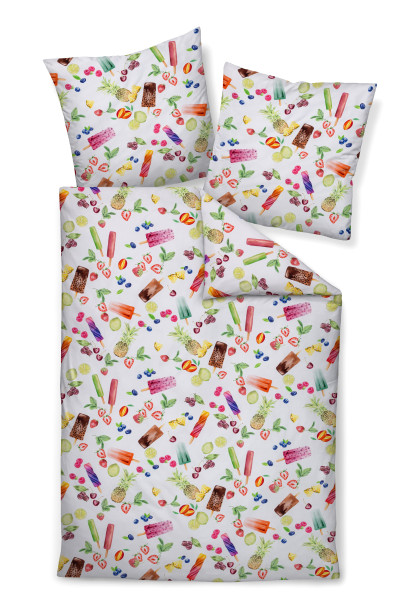 Bettwäsche MODERN ART S in mehrfarbig aus Baumwolle
