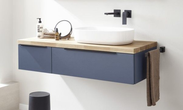 Waschplatz KENBORG KÖLN in blau aus Dekor