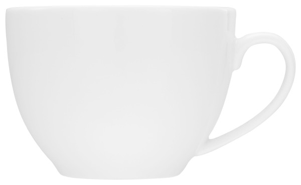 Kaffeeobertasse FLEUR ROYAL in weiß aus Bone China