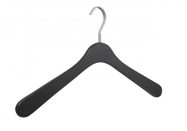 Kleiderbügel JASPER in schwarz aus Massivholz