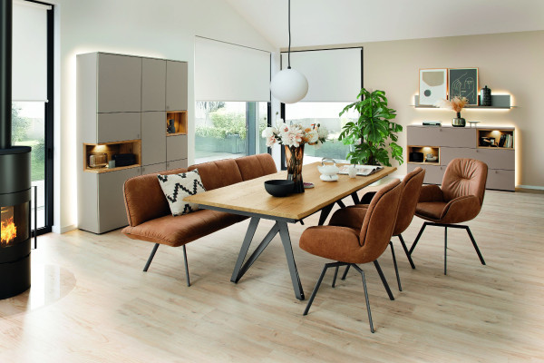 Sideboard VENJAKOB ANDIAMO 3.0 in Steingrau aus Lack
