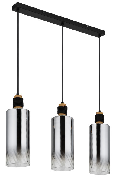 Hängeleuchte OSBORNE in schwarz aus Metall