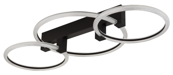 Deckenleuchte FLETCHER in schwarz aus Metall