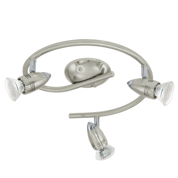 Spot MAGNUM-LED in Nickel aus Stahl