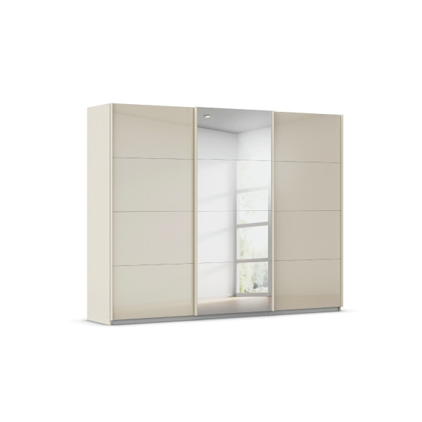Kleiderschrank HARPER RATINGEN in champagner aus Glas