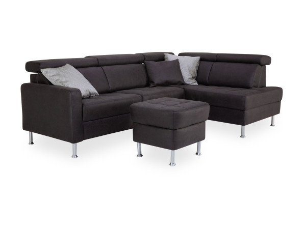 Polsterecke MONDO LOFT VITAL in anthrazit aus Stoff