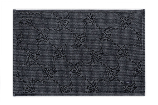 Badematte JOOP! NEW CORNFLOWER in anthrazit aus Baumwolle