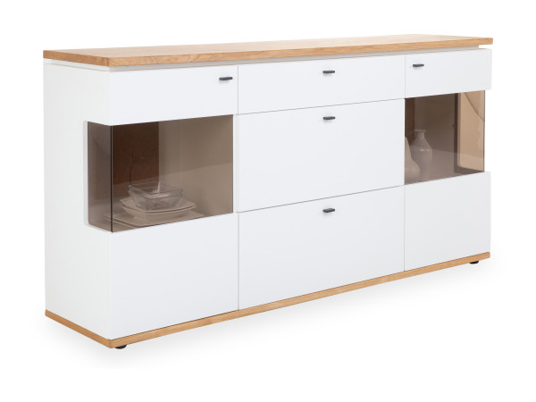 Sideboard HARPER MASKAT in weiß aus Dekor
