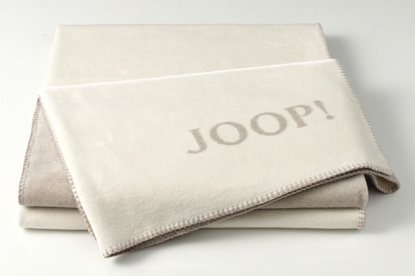 Wohndecke JOOP! UDF Ecru-Feder in beige aus Baumwolle