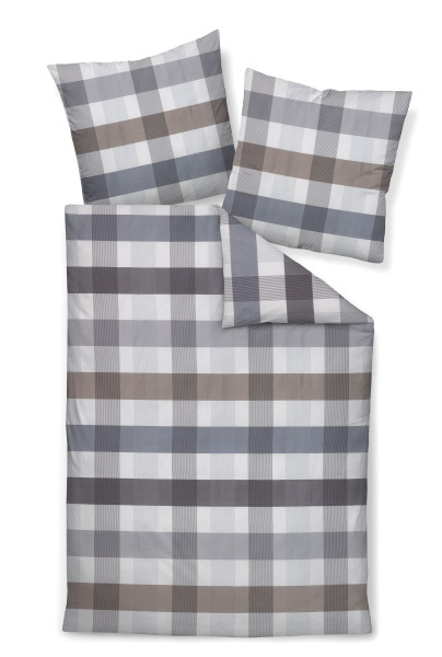 Bettwäsche MOMENTS Mako-Satin aus Baumwolle
