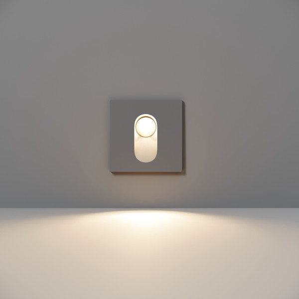 Außenleuchte VIA URBANA in grau aus Aluminium