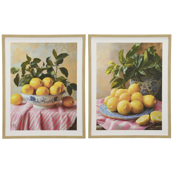 Bild LEMON in gelb aus Papier
