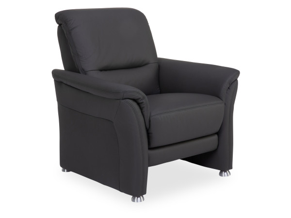 Sessel SYSTEMPOLSTER PACITA in anthrazit aus Leder