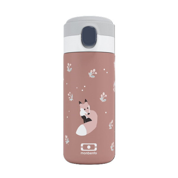 Isoliertrinkflasche FOX in rose aus Titan