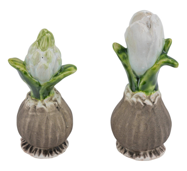 Deko-Blumenzwiebeln in natur aus Stein