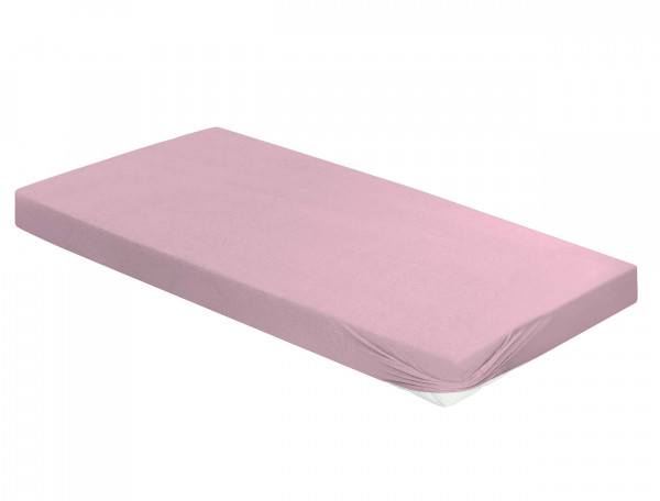 Spannbettlaken ROYAL Jersey in rose aus Mischgewebe