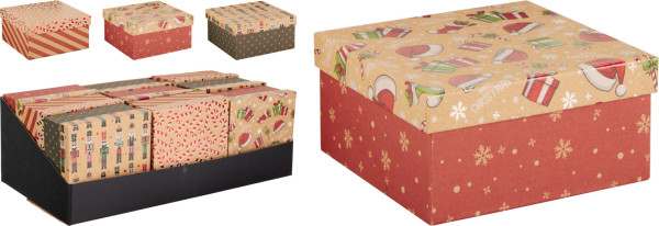 Geschenkbox in natur aus Papier