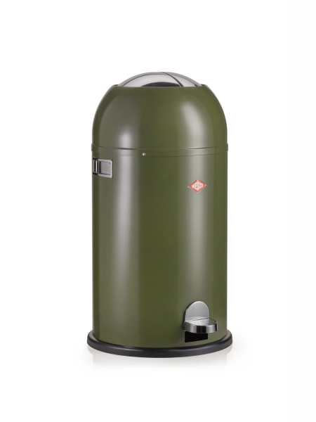 Abfallsammler WESCO KICKMASTER in oliv aus Metall