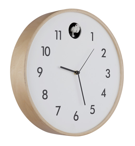 Wanduhr CLOCKY in natur aus Holz