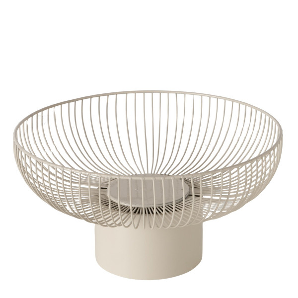 Schale CINDY in beige aus Eisen