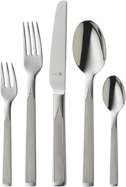 Besteckgarnitur WMF ART DECO in silberfarben aus Metall