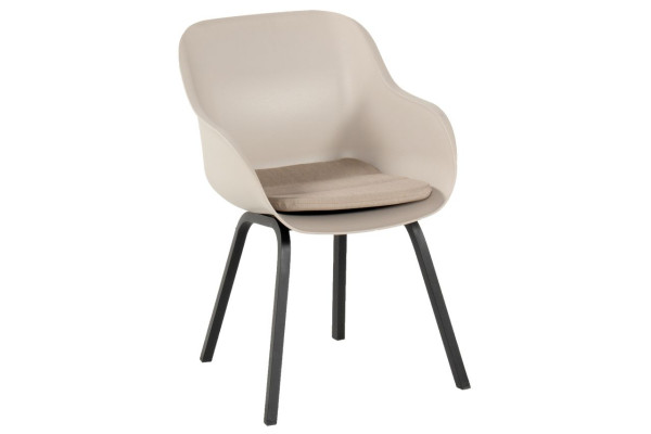 Gartenstuhl LE SOLEIL ELEMENT in taupe aus Kunststoff