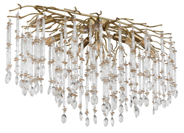 Deckenleuchte GLORIA in goldfarben aus Metall