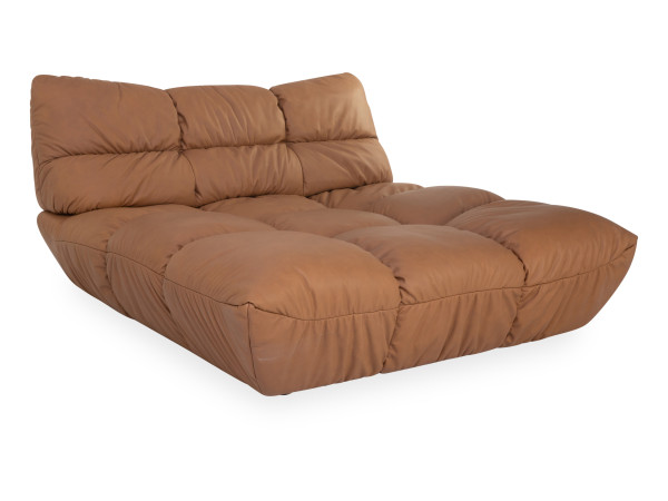 Recamiere ZEFERINO ASTI in light brown aus Leder