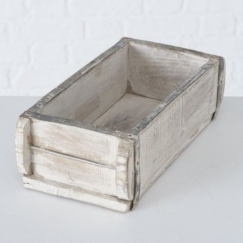 Box RYGGE in weiß aus Holz